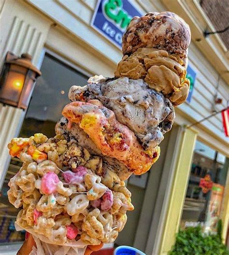 Emack and bolios - 2 scoops. Hot topping, fluffy topping, candy or nut topping, and real. $13.95. Ridiculous Sundae. 3 scoops. $16.25. Bolio's Banana Barge Sundae. Banana split. Fresh banana with three scoops of ice cream, hot fudge, whipped cream, and sprinkles or other toppings.